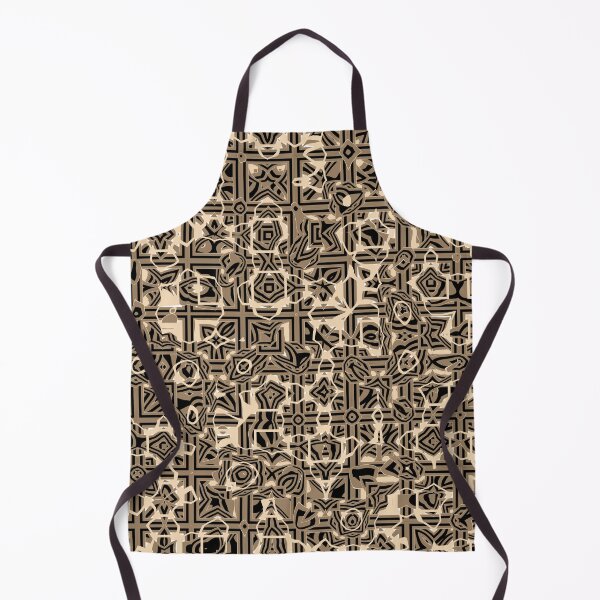 Item preview, Abstract Lattice Floral Pattern in Copper Black and Gold designed and sold by Trevor Hirst.