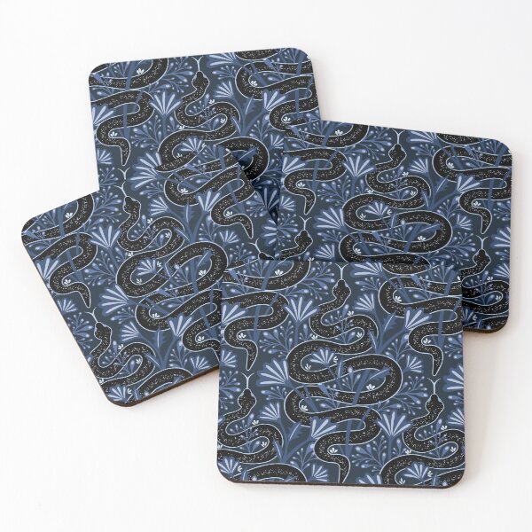 Item preview, Graceful serpents, renewal and growth, dark magic night designed and sold by OzdeBayer.