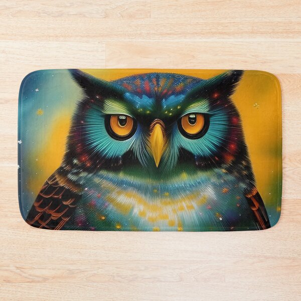 Item preview, Colourful Owl portrait, impasto, Ai Generated Art  designed and sold by ACC .