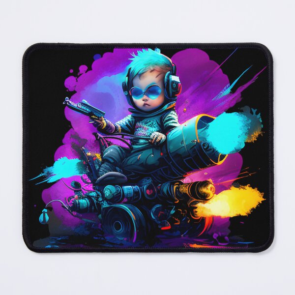 Item preview, Babyboy cyberpunk with space battleship 4 designed and sold by Finity Atelier.
