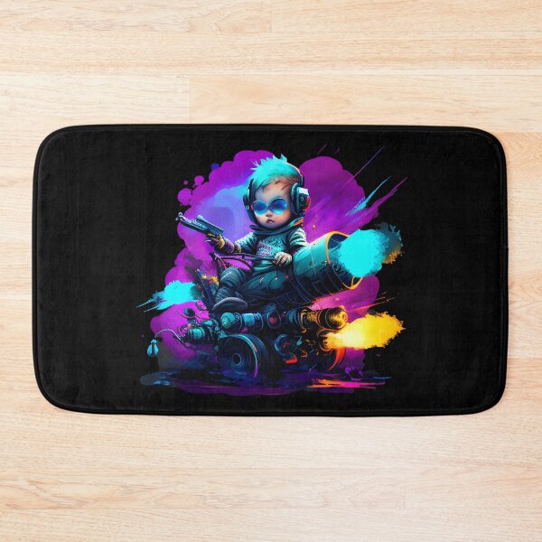 Item preview, Babyboy cyberpunk with space battleship 4 designed and sold by Finity Atelier.