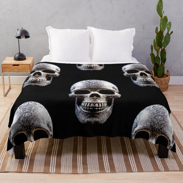 Item preview, Captivating Metalic Porcelyn Skull: Ornamental Mandala Beauty designed and sold by Abili-Tees.