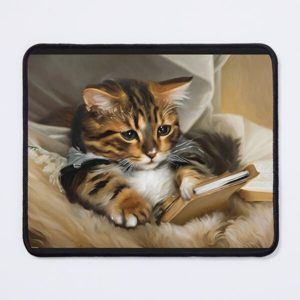 Item preview, Whiskered Words: A Feline's Literary Retreat designed and sold by BeniSof.