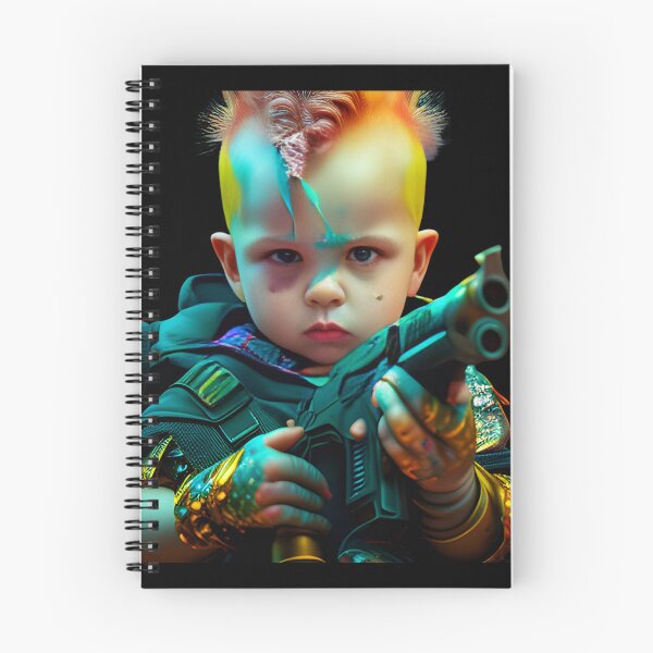 Item preview, Babyboy cyberpunk with a shotgun designed and sold by Finity Atelier.