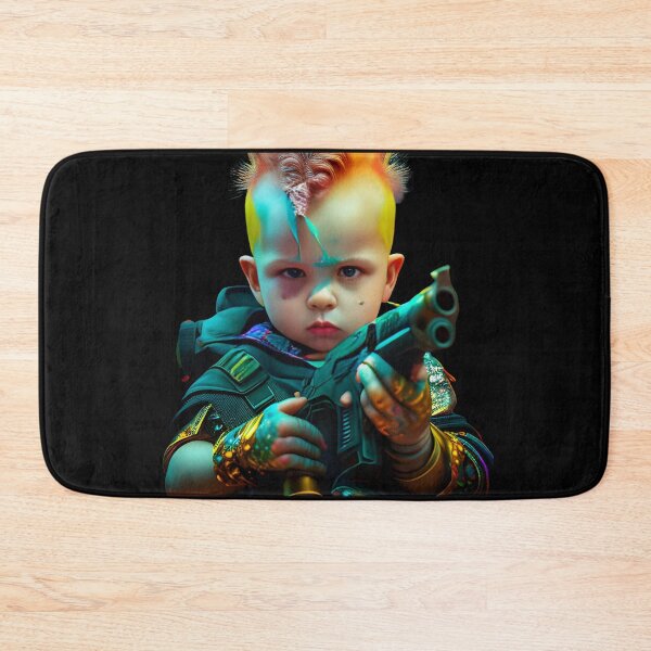 Item preview, Babyboy cyberpunk with a shotgun designed and sold by Finity Atelier.