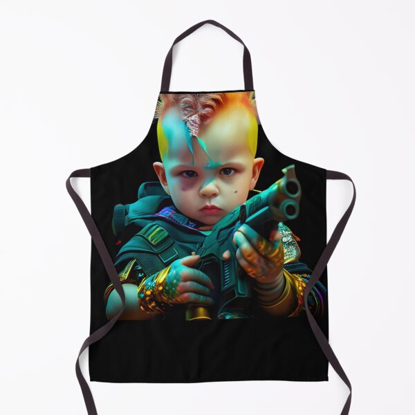 Item preview, Babyboy cyberpunk with a shotgun designed and sold by Finity Atelier.
