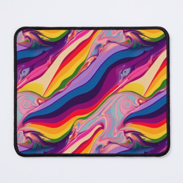 Item preview, Colorful Rainbow Waves Pattern designed and sold by BubbleSpy.