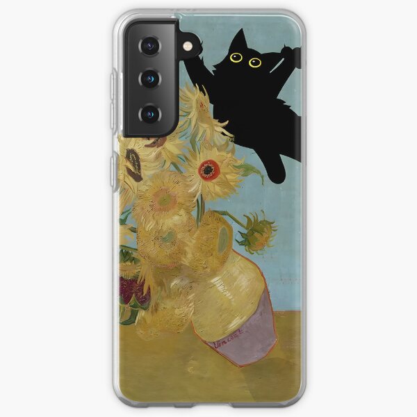 Item preview, Vincent Van Gogh, Flowers Cat designed and sold by outdoorway.