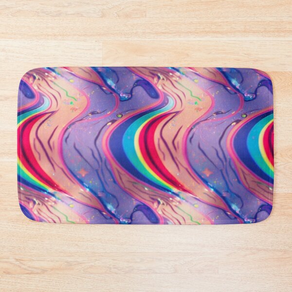 Item preview, Vibrant Waves Rainbow Pattern designed and sold by BubbleSpy.