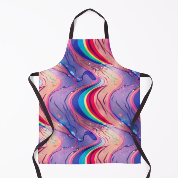 Item preview, Vibrant Waves Rainbow Pattern designed and sold by BubbleSpy.