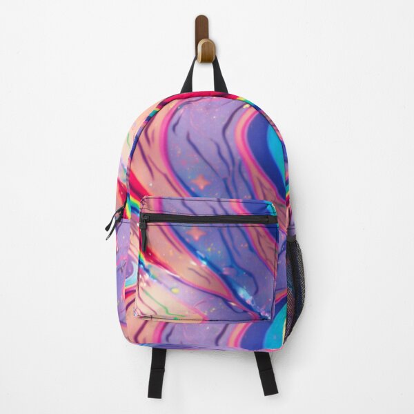 Item preview, Vibrant Waves Rainbow Pattern designed and sold by BubbleSpy.