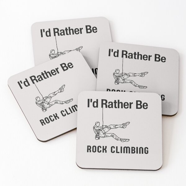 Item preview,    I'd Rather Be Rock Climbing - Funny Rock Climbing Quote designed and sold by unique things.