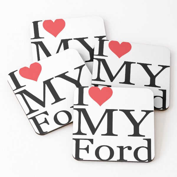 Item preview, I Love MY Ford Car Sticker designed and sold by snapacrab.