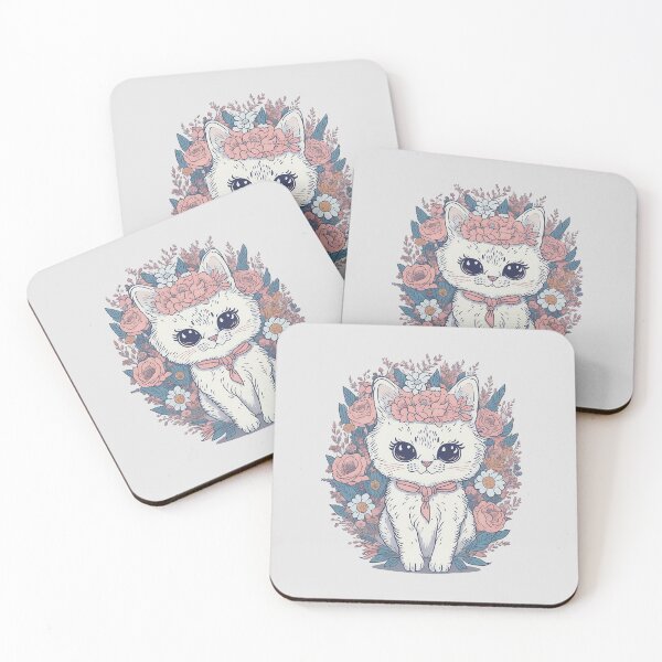 Item preview, Cats in a Field of Flowers designed and sold by pigipeach.