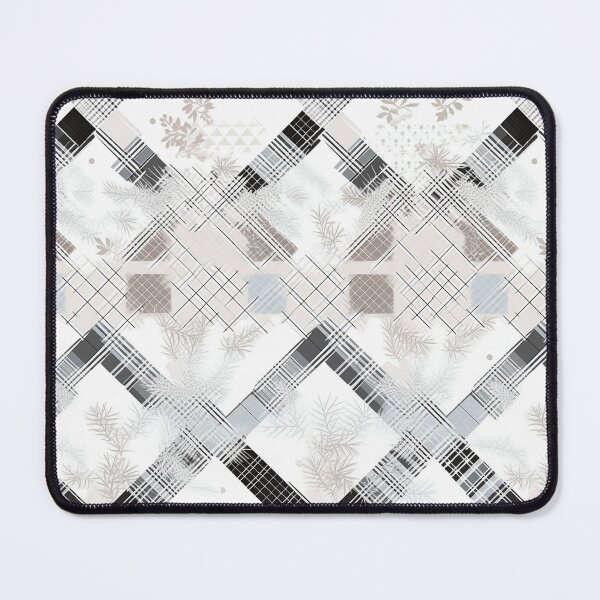 Item preview, Cute winter tartan plaid with Cross abstract hashes designed and sold by ThyPatternshop.
