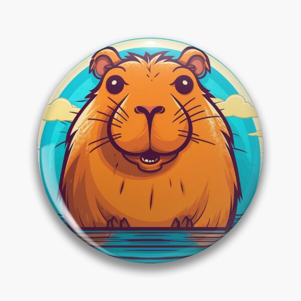 Artikelvorschau, Wasserschwein der Weisheit entworfen und verkauft von Capybearable.