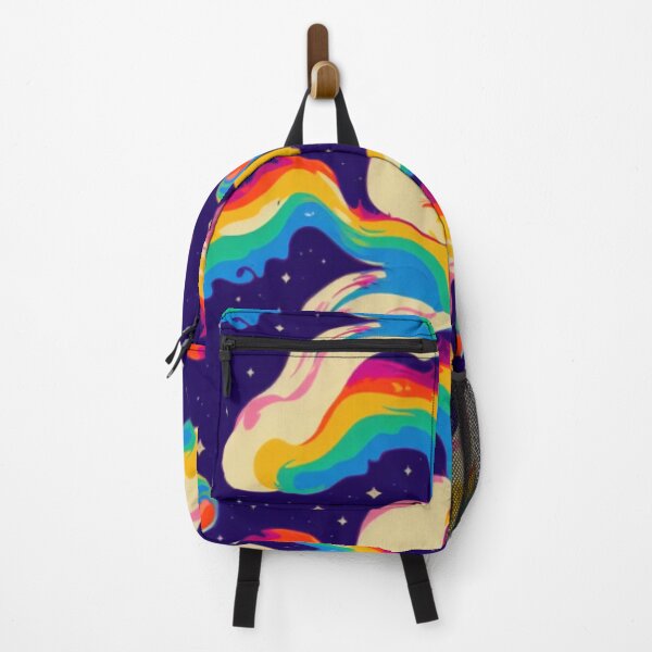 Item preview, Fire Waves Rainbow Pattern - Vibrant and Colorful Art Design designed and sold by BubbleSpy.