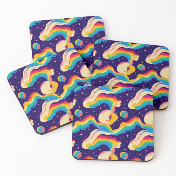 Item preview, Fire Waves Rainbow Pattern - Vibrant and Colorful Art Design designed and sold by BubbleSpy.