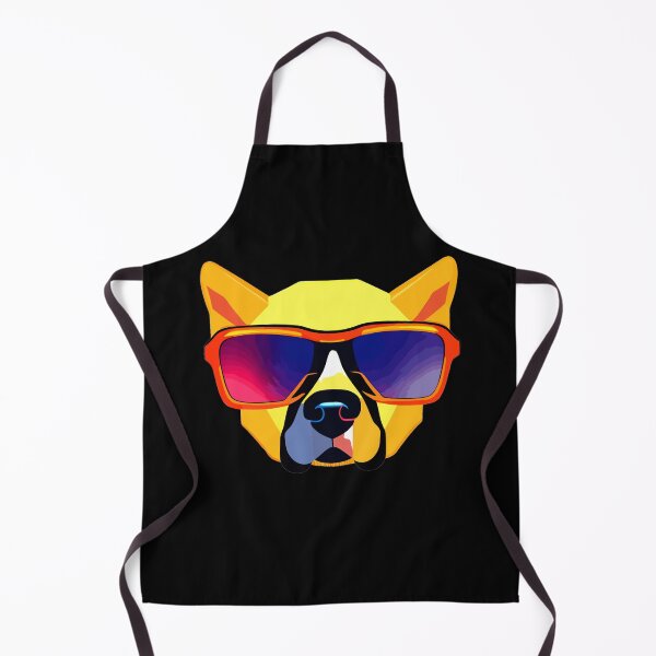 Item preview, cute dog painted with sunglasses designed and sold by MacLis.