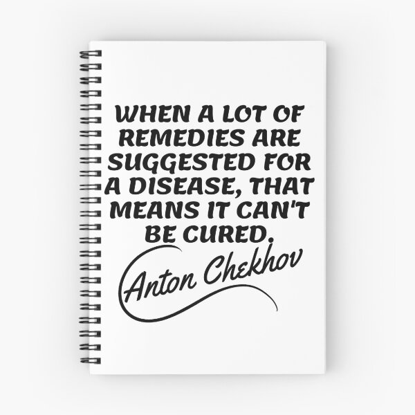 Item preview, Anton Chekhov Quotes - Disease designed and sold by Erkan Ciralar.