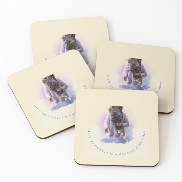 Item preview, Life is the flower for which love is the honey designed and sold by maryam jelani.