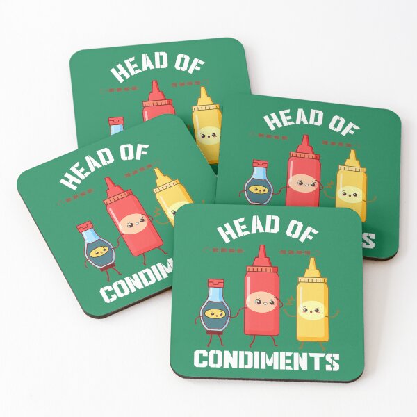 Item preview, Head Of Condi ts Funny Ketchup Mustard Sauce BBQ designed and sold by nhfmzlaka31.