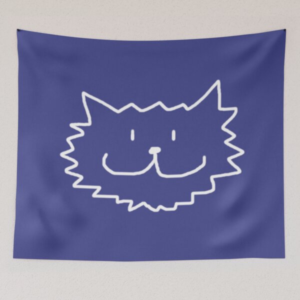 Item preview, White cat with smile designed and sold by Grzegorz Majerski.