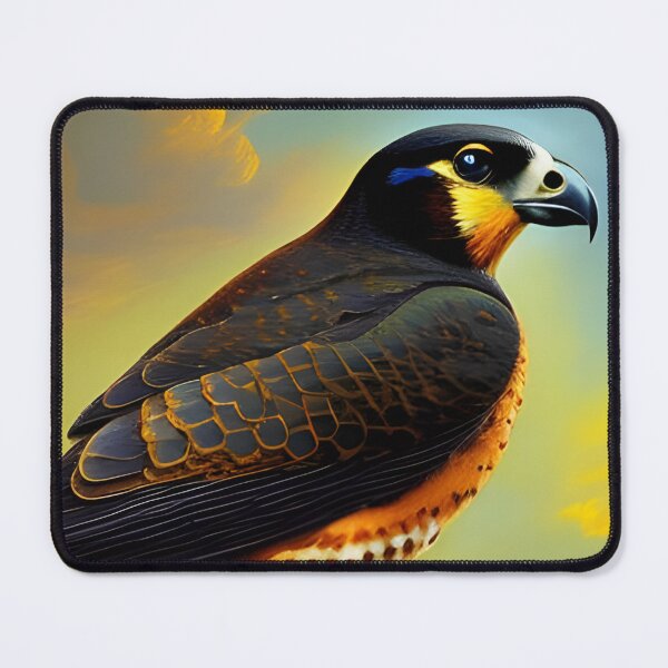 Artikelvorschau, Wanderfalke, Impasto, Ai Generated Art entworfen und verkauft von ACC .