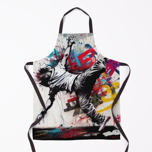 Item preview, Colorful Dance Graffiti Art Wall designed and sold by BubbleSpy.