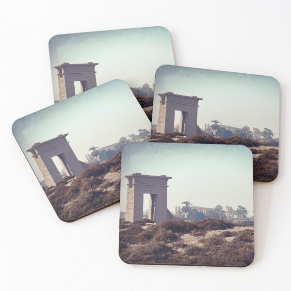 Item preview, Karnak temple, rear view from the countryside, vintage photo , ancient Egypt photography designed and sold by art-of-egypt.