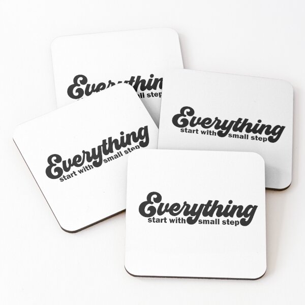 Item preview, Everything Start With Small Step designed and sold by nikolaj1301.