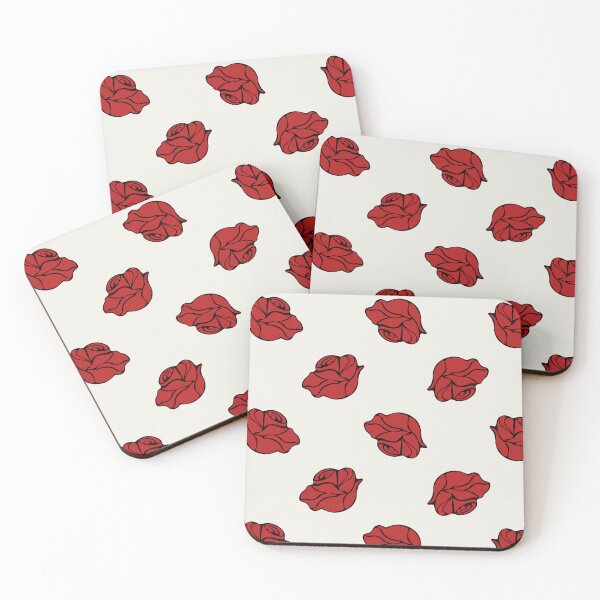 Item preview, Red roses flower pattern designed and sold by Atlantico54.