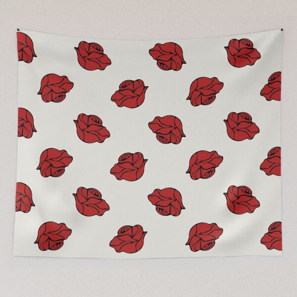 Item preview, Red roses flower pattern designed and sold by Atlantico54.