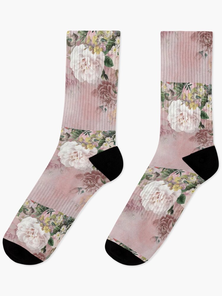 Thumbnail 1 of 5, Socks, flowers designed and sold by Chukidesign.