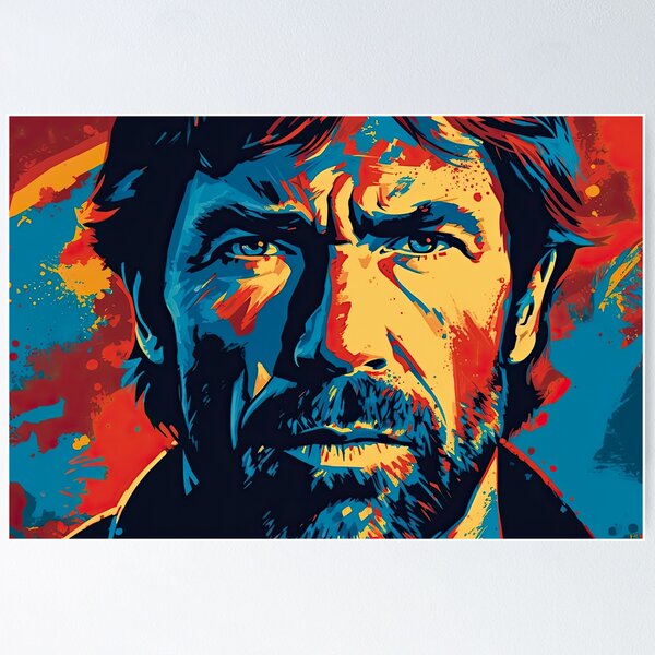 Chuck Norris "Indomitable Valor" Poster