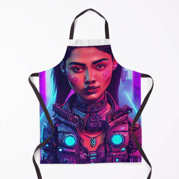Artikelvorschau, Cyberpunk-Protagonistin – weiblich – 2 entworfen und verkauft von SaturnSix.