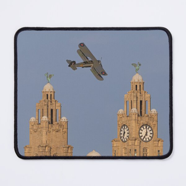 Item preview, Swordfish past the Royal Liver Building designed and sold by Paul Madden.