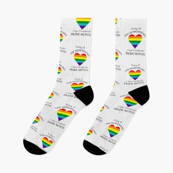 Item preview, Anti Homophobia LGBTQ+ Support Pride Month  designed and sold by The Junto Shop.