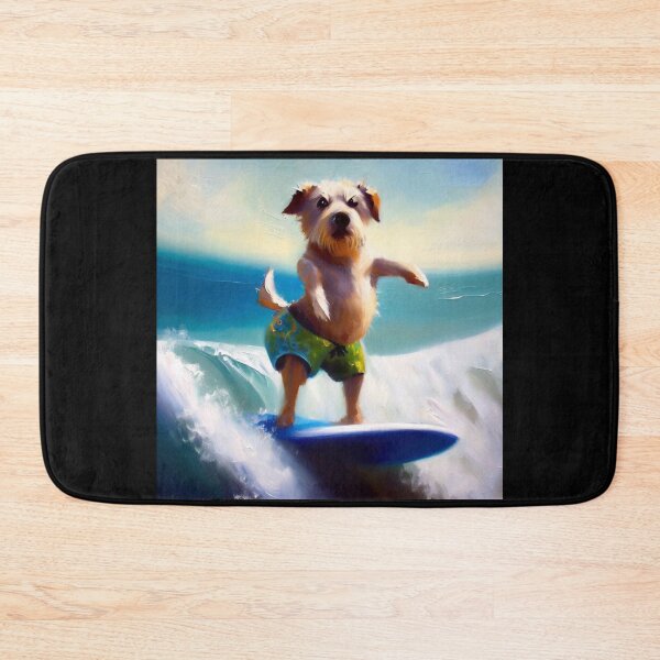 Item preview, Dog Surfing designed and sold by CrankyOldDude.