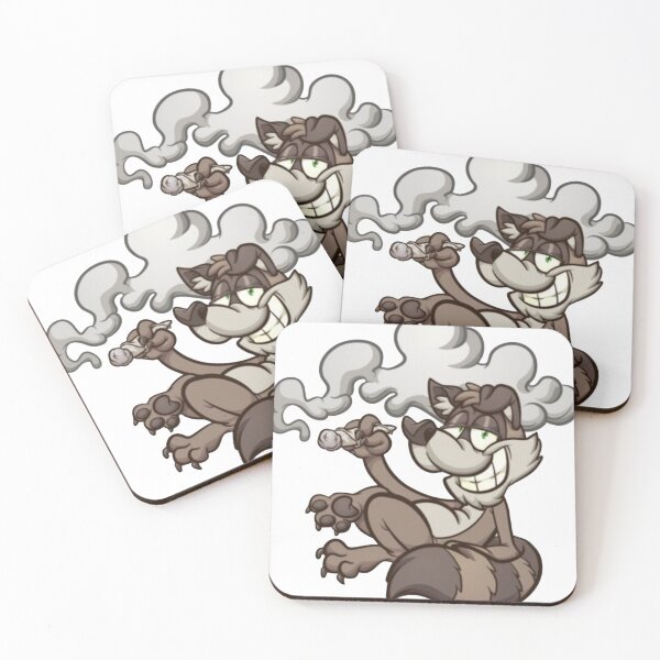 Item preview, Raccoon Lying Down And Smoking Weed designed and sold by AurelioDickin.