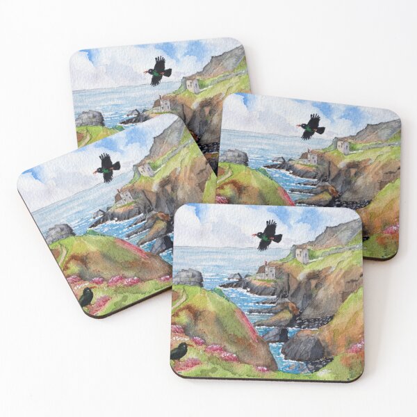 Item preview, Choughs at Botallack. designed and sold by John Ray.