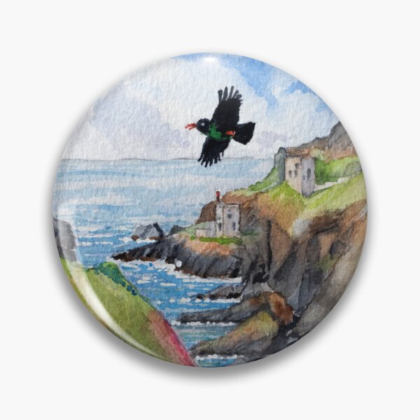 Item preview, Choughs at Botallack. designed and sold by John Ray.