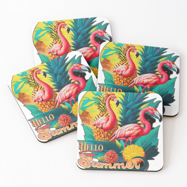 Item preview, Summer Patterns With Flamingos And Pineapples designed and sold by word2world.