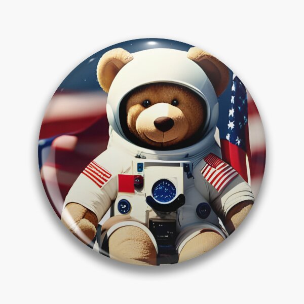Item preview, Teddy in a Space suit sitting on a deck chair on the Moon designed and sold by Colin Bentham.