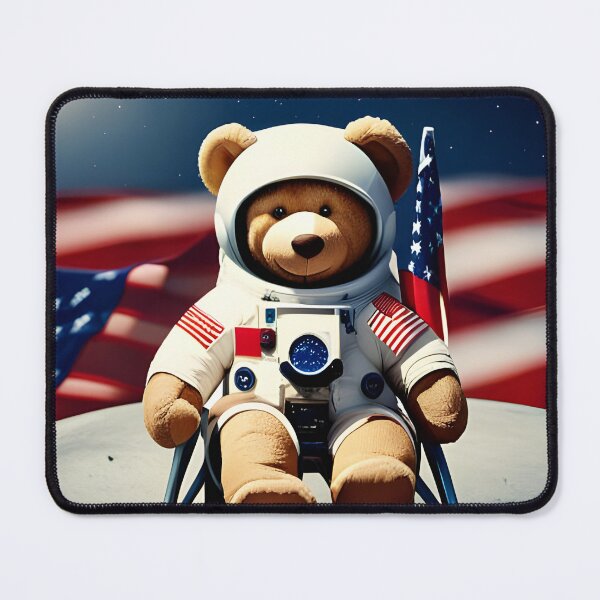 Item preview, Teddy in a Space suit sitting on a deck chair on the Moon designed and sold by Colin Bentham.