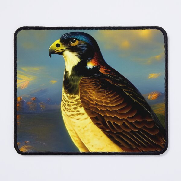 Artikelvorschau, Wanderfalke, Impasto, Ai Generated Art entworfen und verkauft von ACC .