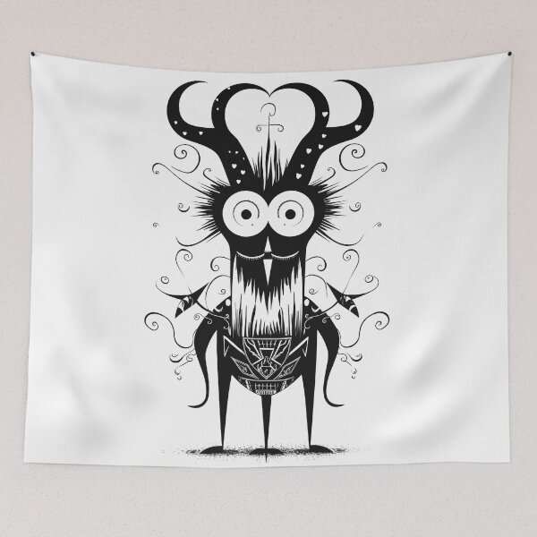 Item preview, Wendigo Skinwalker Monster designed and sold by NapNapSleeper.