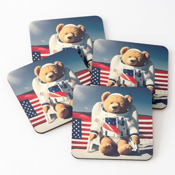 Item preview, Teddy in a Space suit sitting on a deck chair on the Moon designed and sold by Colin Bentham.
