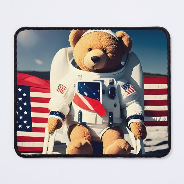 Item preview, Teddy in a Space suit sitting on a deck chair on the Moon designed and sold by Colin Bentham.