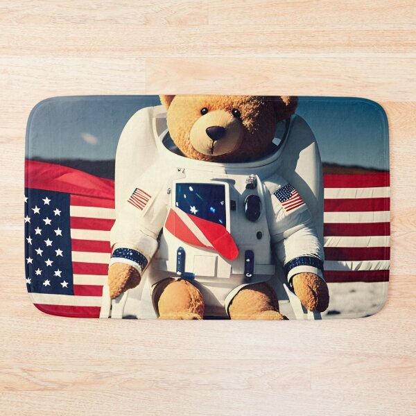 Item preview, Teddy in a Space suit sitting on a deck chair on the Moon designed and sold by Colin Bentham.